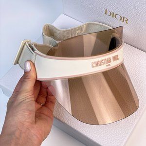 🔥 DIORCLUB V1U Nude Beige Visor Hat Dior Club
